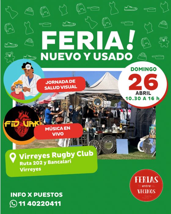 Portada de Ferias Entre Vecinos - Virreyes Rugby Club